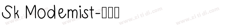 Sk Modemist字体转换
